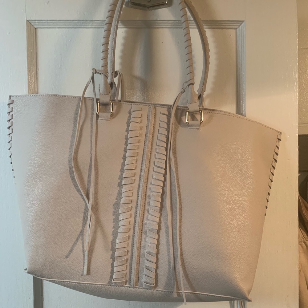 Pink vegan leather satchel BRAND NEW